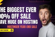 Hostinger Hosting the Biggest Ever Sale 80% Off Year End Sale