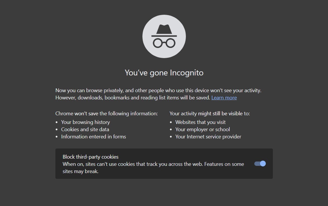 Google Chrome Incognito Mode and is it Safe