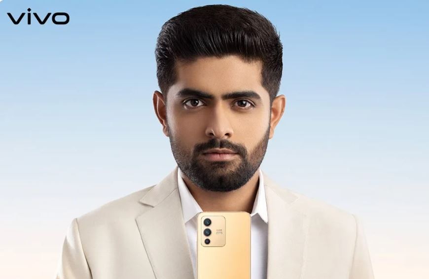 Babar Azam as Brand Ambassador of V23 5G in Pakistan