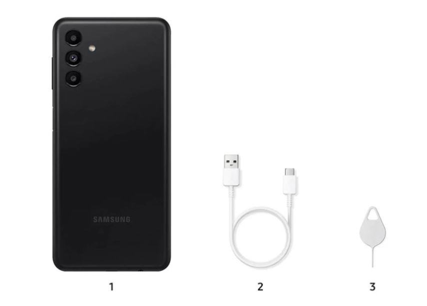 There is no charger included in the Samsung 2022