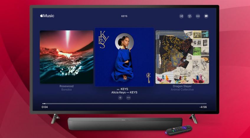 Apple Music is now available on the Roku platform