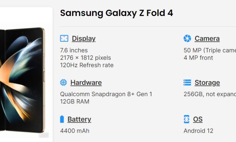 Samsung Galaxy Z Fold 4