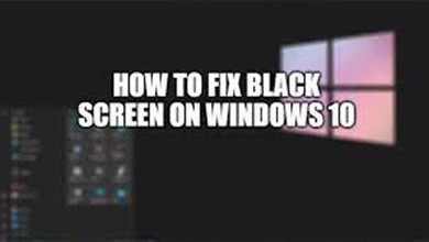 Black for a Second on Windows 10