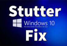 Fix Windows 10 stuttering