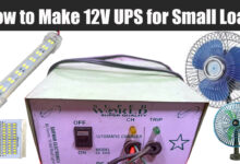 How to Make 12V UPS for Small Load DC FAN