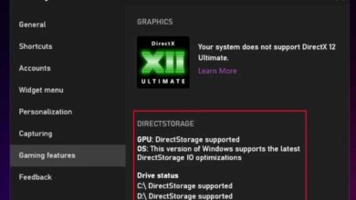 Enable DirectStorage on Windows 11