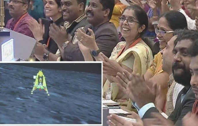 India's Chandrayaan 3 spacecraft successfully landed on the moon