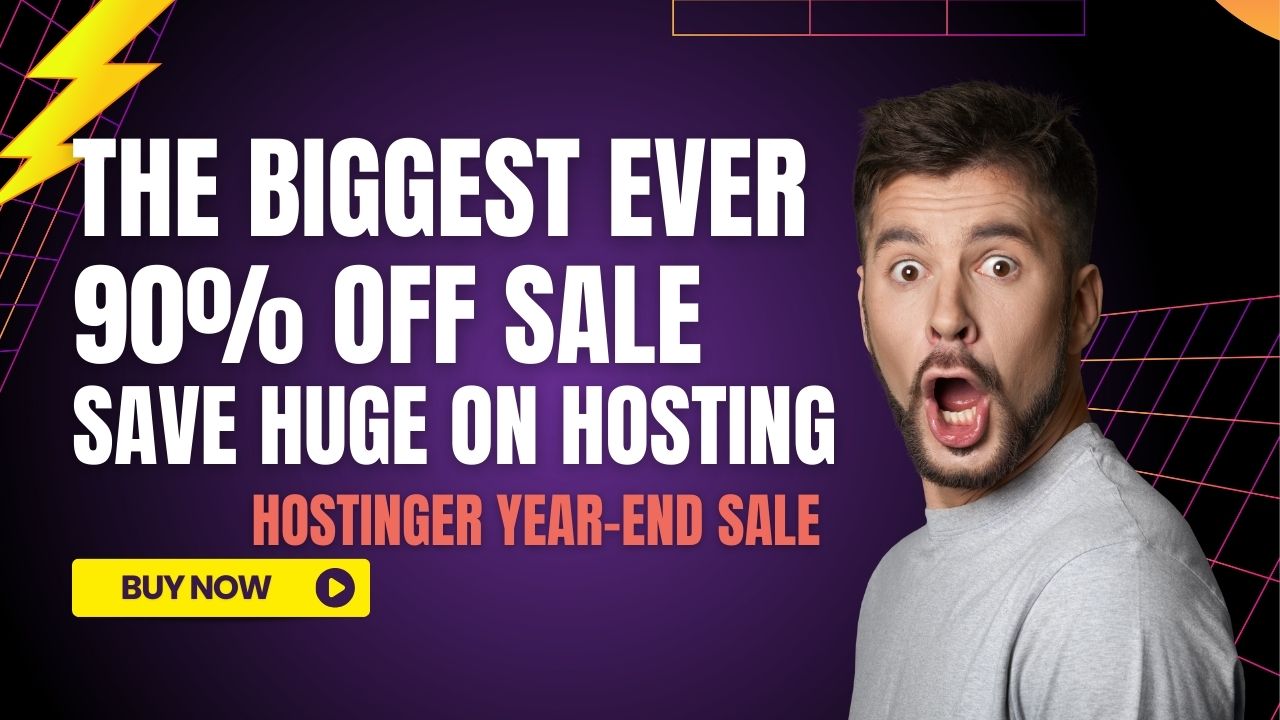 Hostinger Hosting the Biggest Ever Sale 80% Off Year End Sale