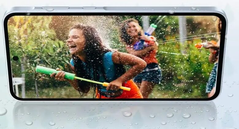 marketing photos for Samsung Galaxy A35A55 5G phones