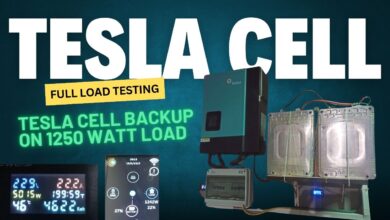 Tesla Cell Full Load Testing and Backup Check