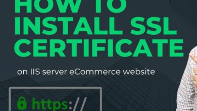how to install SSL certificate on IIS server