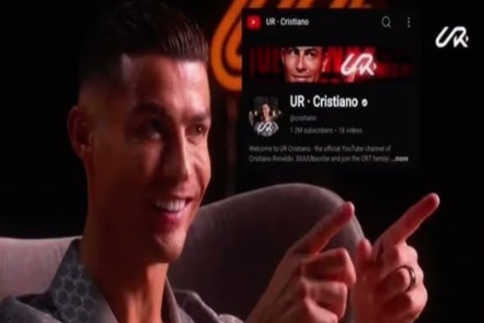 Ronaldo set the record for subscribers and views on YouTube