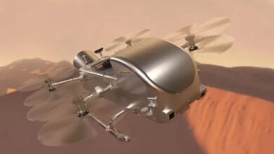 A plan to send a Dragonfly mission to search for life in space