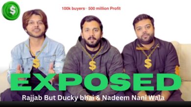 Exposed Rajjab But Ducky bhai and Nadeem Nani Wala