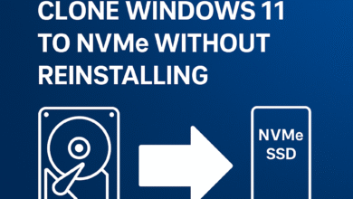Clone Windows 11 to NVMe Without Reinstalling