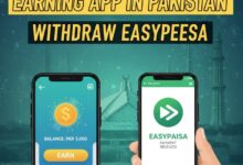 Earning app in pakistan withdraw easypaisa