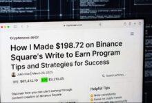 Binance Square Write to Earn
